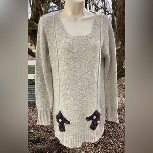 Urban Day #BL803 Ladies Tunic Style Sweater  Mitten Pockets Size Medium/Large